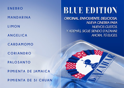 Diseño de D'Azahar Blue Edition Gin Premium para Drinks Drink por MODO3